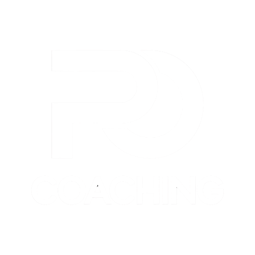 Logo for PD Coaching featuring stylized letters P and D.