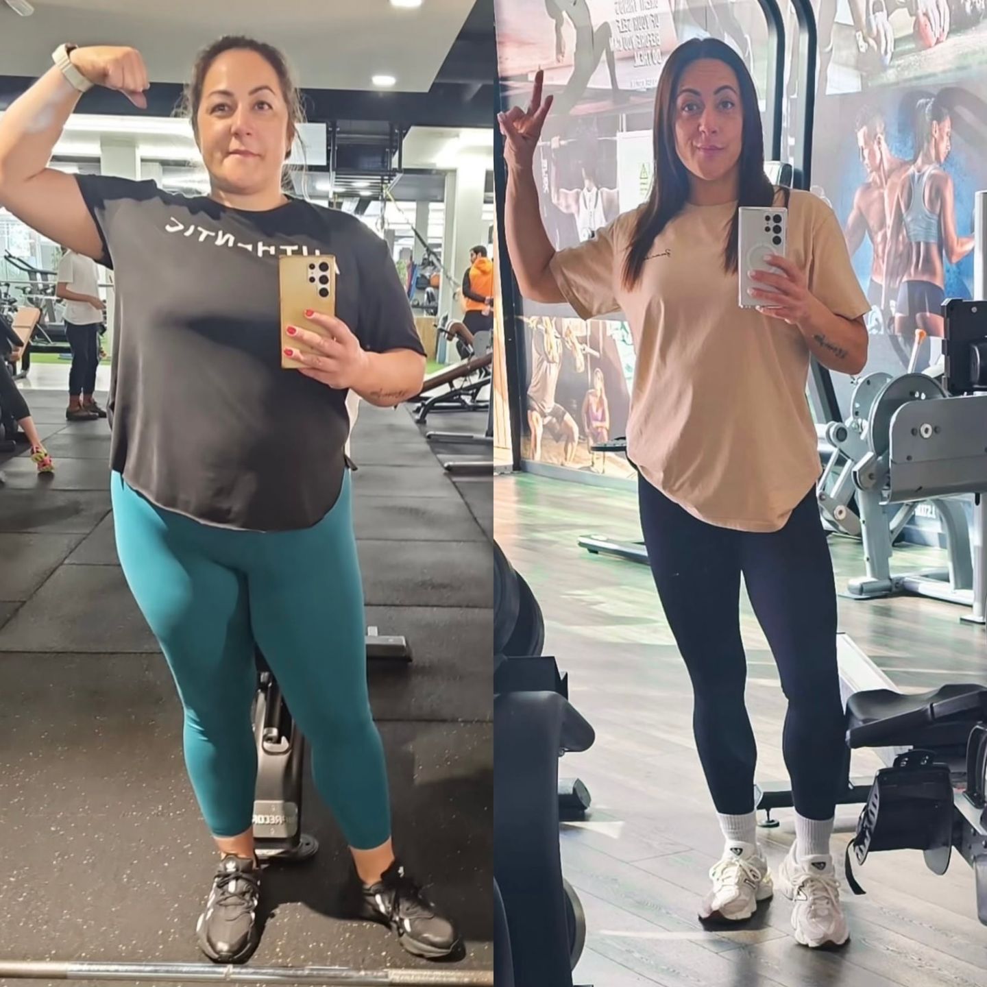 antes e depois de cliente