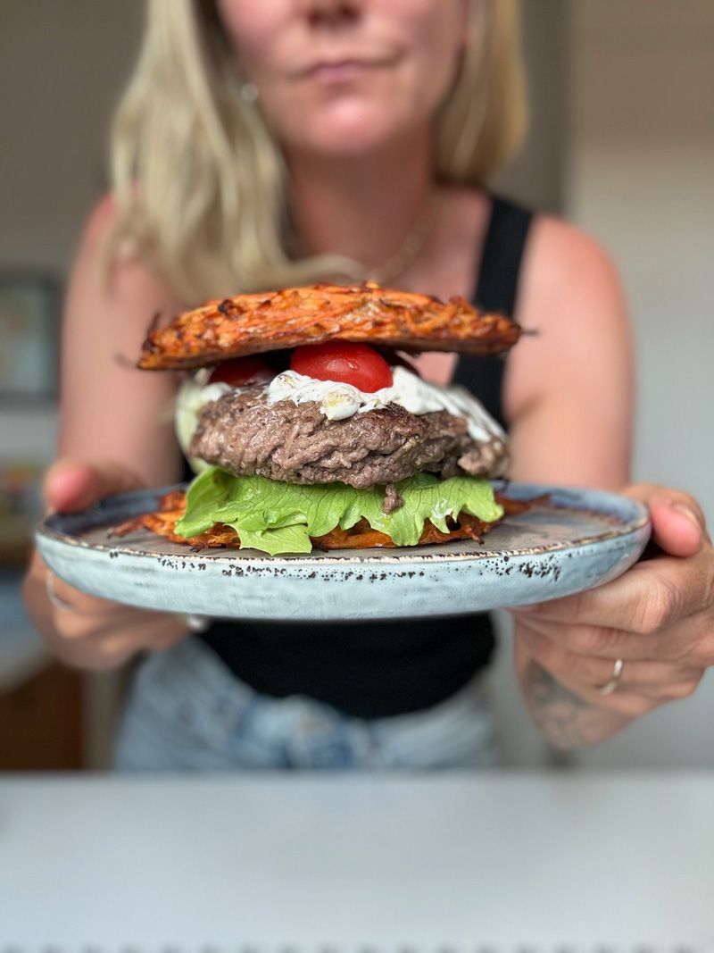 Et billede af en sund burger