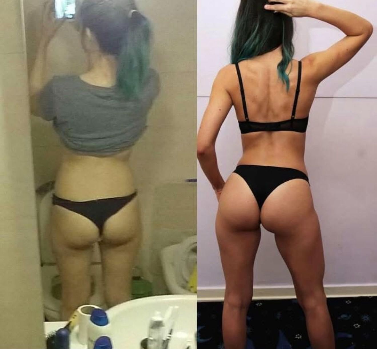 antes e depois de cliente