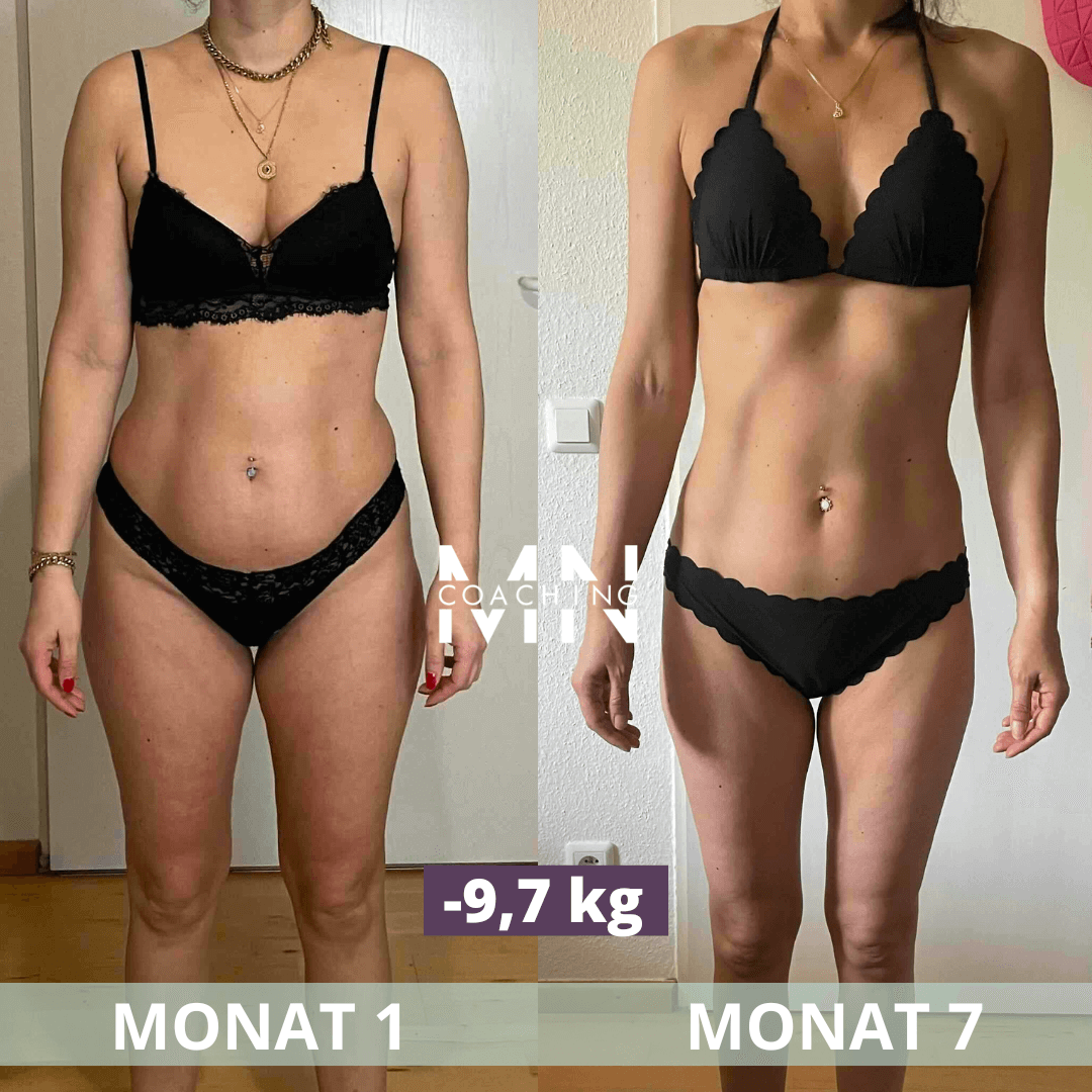 Körperliche Veränderung einer Kundin nach dem Coaching mit Maren Naue