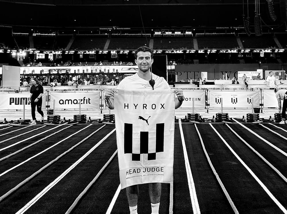 Boy Viring als head judge op de HYROX World Championships