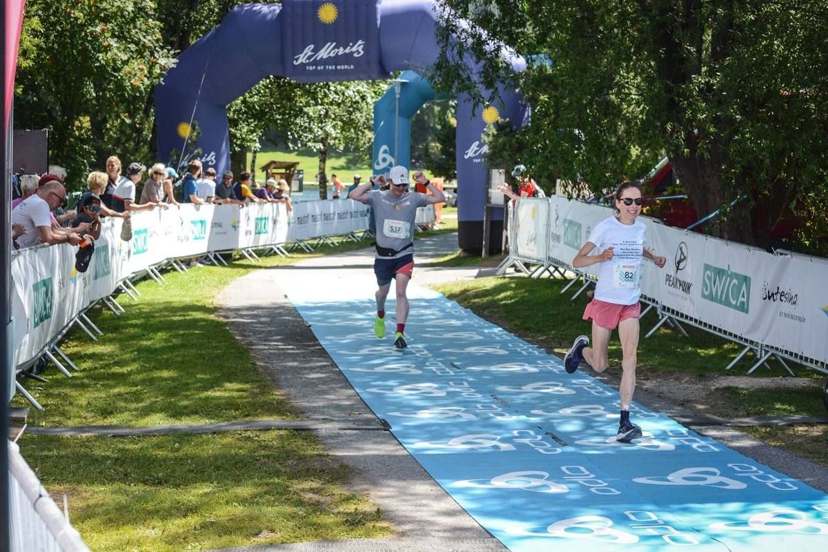 Finisher-Moment einer Klientin