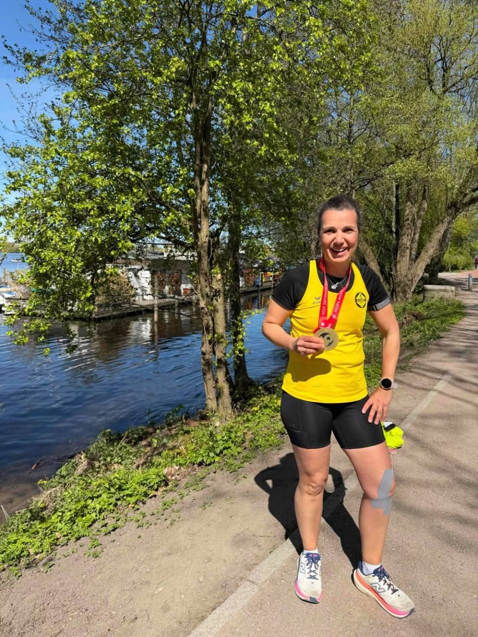 Finisher-Moment einer Klientin