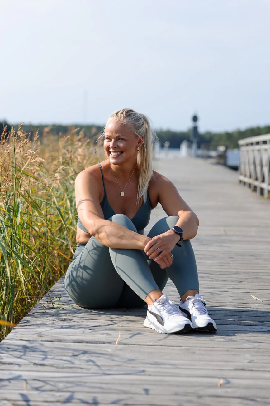 Jag tar en återhämtande paus vid vattnet